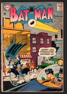 BATMAN #108-1957-bicycle cover-GOOD PLUS-DC SILVER AGE G+