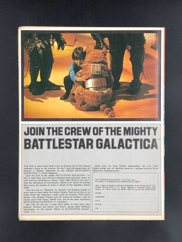 Battlestar Galactica Official Poster Magazine #1 (1978)