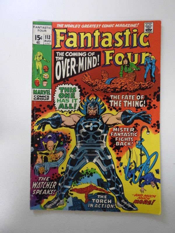 Fantastic Four #113 (1971) VG/FN condition see description