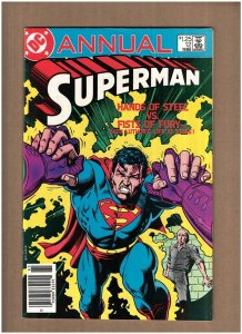 Superman Annual #12 Newsstand DC Comics 1986 Lex Luthor VF+ 8.5