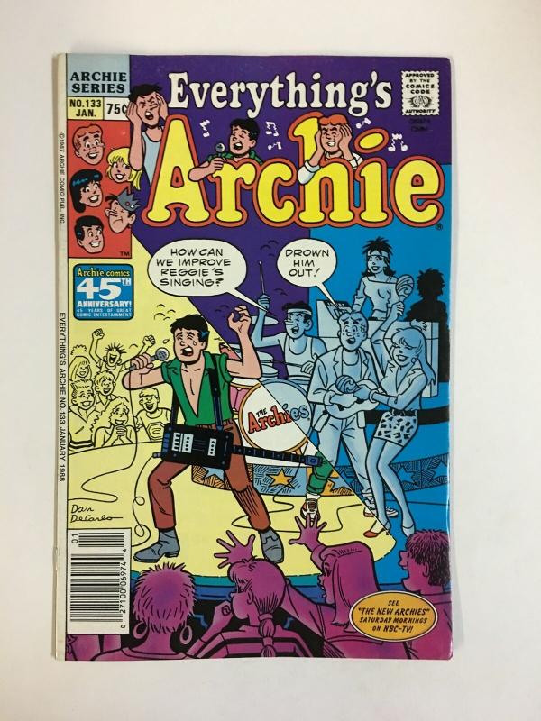 EVERYTHINGS ARCHIE (1969-1991)133 VF-NM Jan 1988 COMICS BOOK 