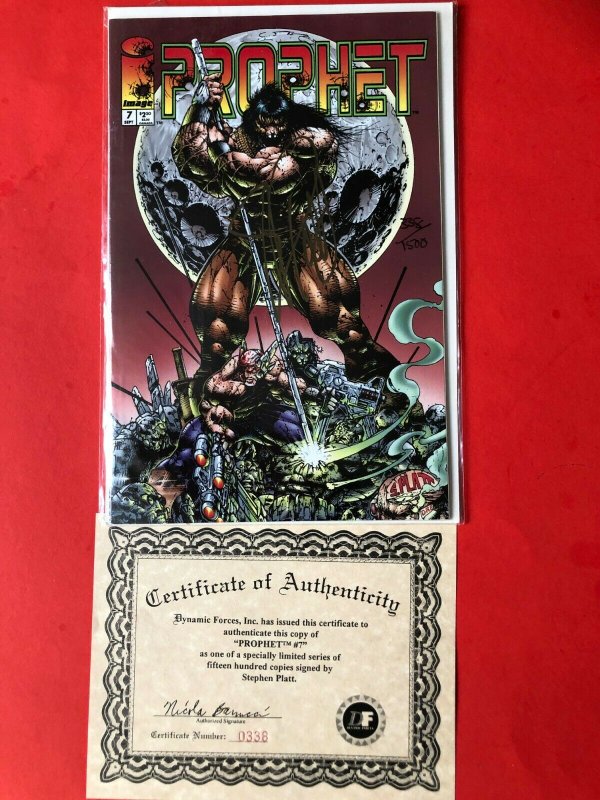 PROPHET V1 # 1993 IMAGE / W COA STEPHEN [PLATT-0338 of 1500 /  NM/NM+