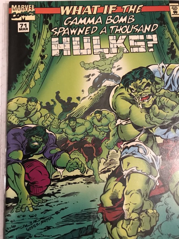 WHAT IF ? Vol. 2 #71 : Marvel 5/95 VF/NM; 1000 Gamma Bomb HULKS