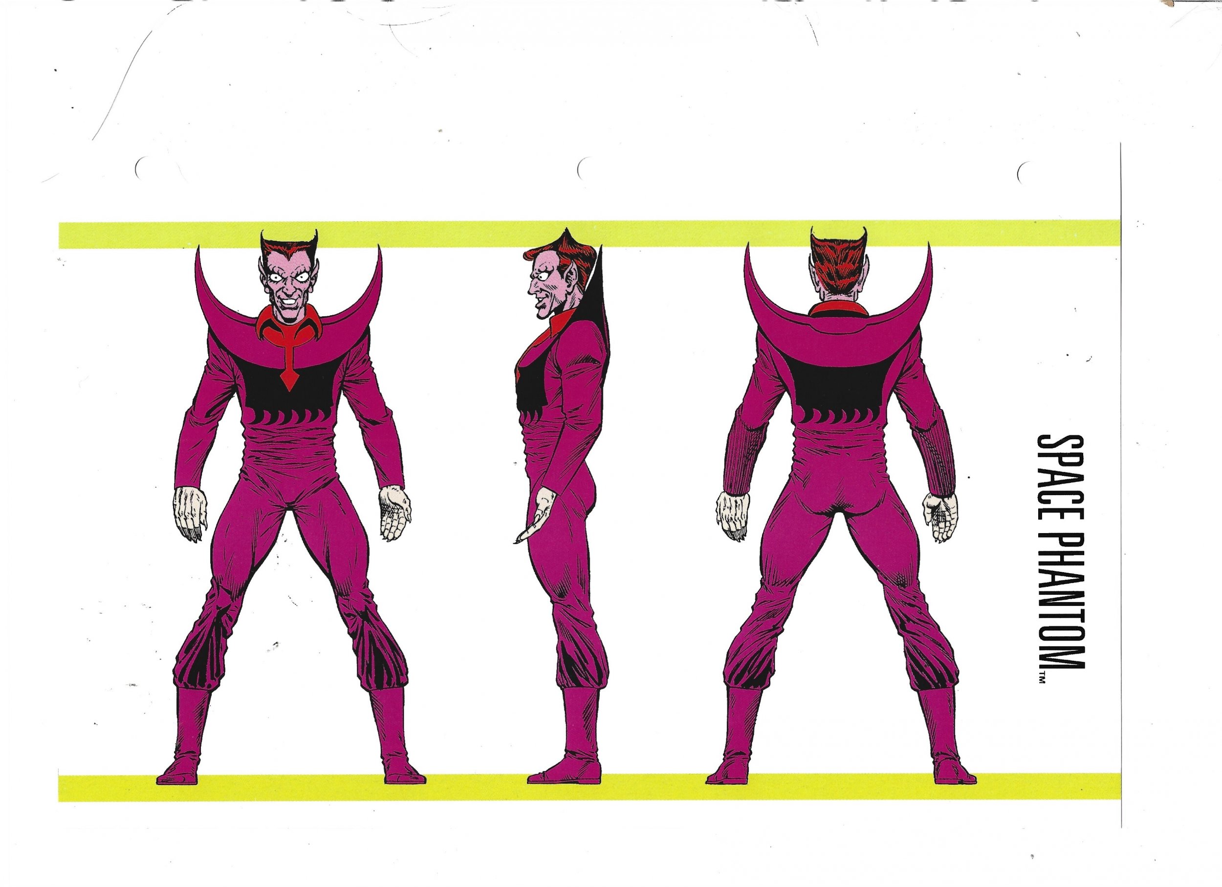 Official Handbook of the Marvel Universe Sheet- Space Phantom | Comic