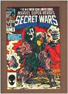 Marvel Super Heroes Secret Wars #10 SPIDER-MAN DR. DOOM AVENGERS X-MEN VF+ 8.5