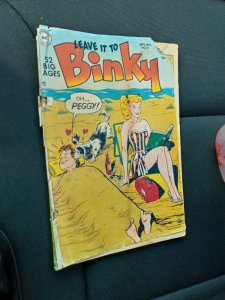 leave it to binky 22 dc comics 1951 golden age good girl art bathing suit headli