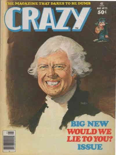 Crazy (Magazine) #25 FN ; Marvel | Jimmy Carter