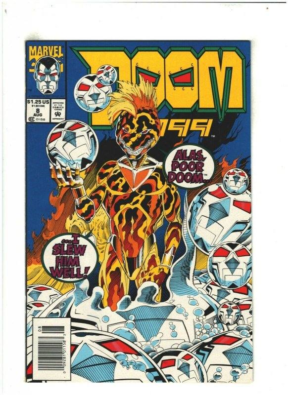 Doom 2099 #8 NM- 9.2 Newsstand Marvel Comics 1993