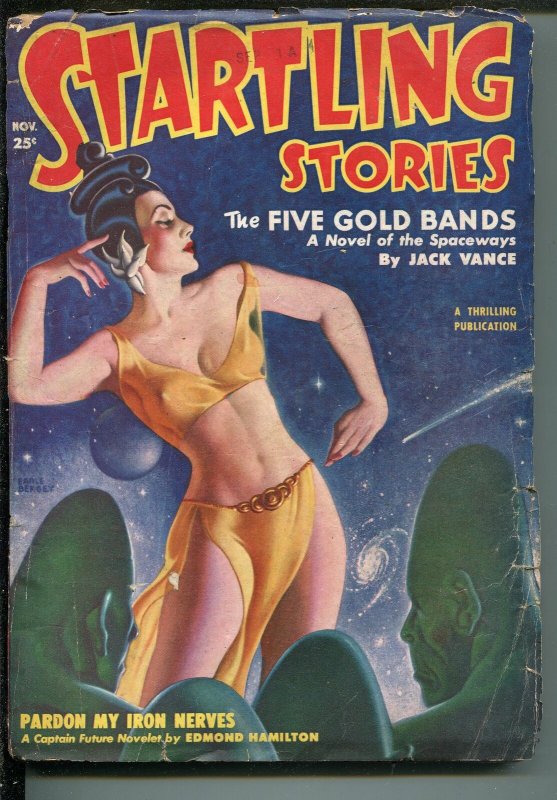 Startling Stories Pulp November 1950-SPICY BABE-CAPTAIN FUTURE -good/vg