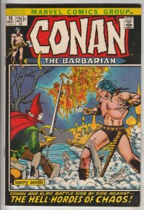 Conan the Barbarian #15 (May-72) VF/NM High-Grade Conan the Barbarian