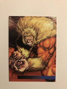 SABRETOOTH #10 card : Marvel Annual 1995 Flair; NM/M;  X-men, base