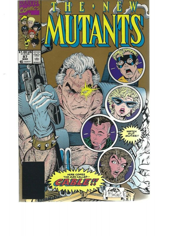 The New Mutants #87 2nd printing 