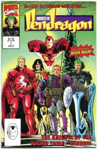 KNIGHTS of PENDRAGON #1 2 3 4 5 6, NM-, 1992,  6 issues, Iron Man, King Arthur