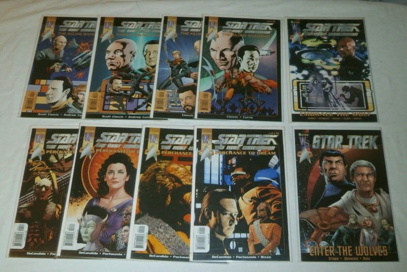 Star Trek TNG WildStorm set Killing Shadows #1-4 Perchance to Dream Gorn Crisis+