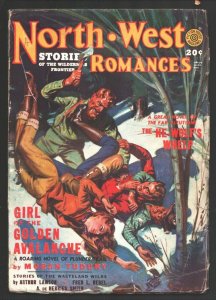 North West Romances-2/1943-Norman Saunders bondage & RCMP cover-Pulp thrills-... 