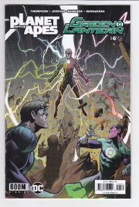 PLANET OF APES GREEN LANTERN (2016 BOOM!) #6 CVR A DAN MORA