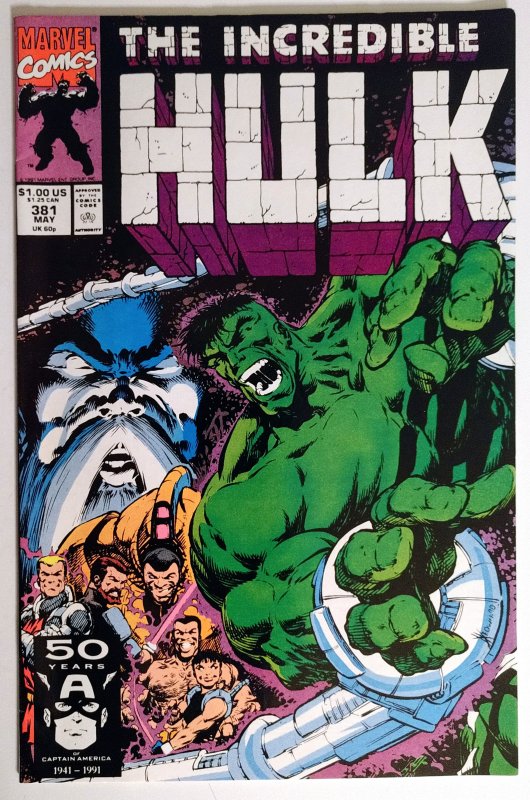 The Incredible Hulk #381 (FN/VF, 1991)