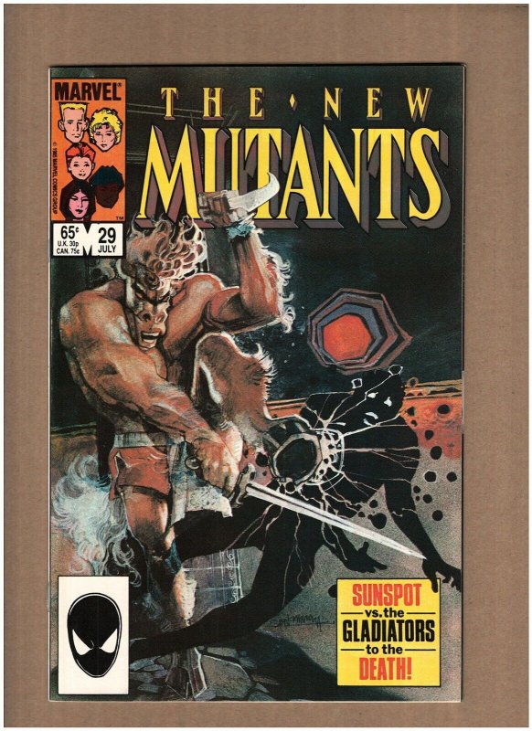 New Mutants #29 Marvel Comics 1985 Claremont Sienkiewicz, 1st Strong Guy NM- 9.2