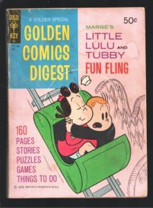 Golden Comics Digest #23 1972-Little Lulu & Tubby-Comics-puzzles-games-VG-