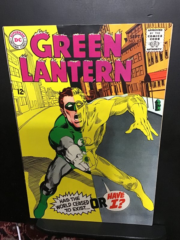Green Lantern #63 (1968)  1st Gracchus hi grade key! NM- Wow!