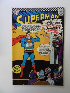 Superman #185 (1966) VF- condition