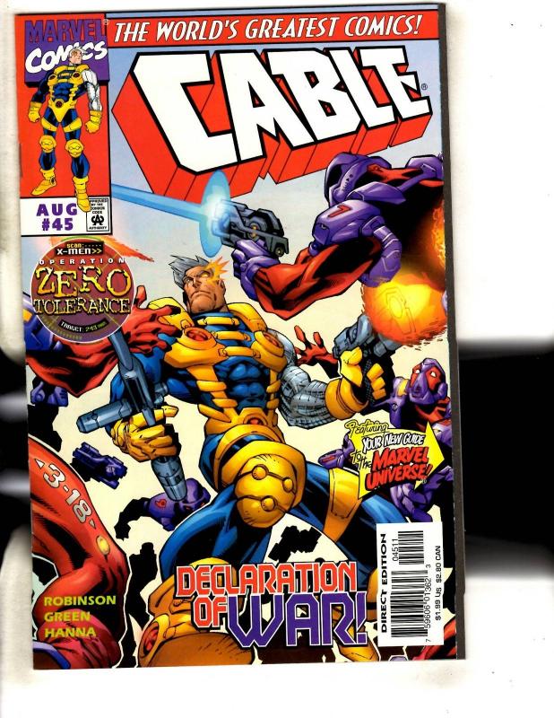 Lot Of 12 Cable Marvel Comic Books  42 43 44 45 46 47 48 49 50 1 2 -1 X-Men DB9