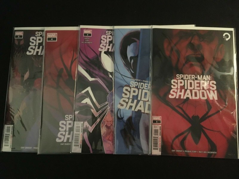 SPIDER-MAN: SPIDER'S SHADOW #1, 2, 3, 4, 5 Complete Mini-Series, VFNM Condition