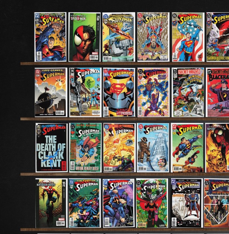 Huge Lot 150+ Comics with Superman, Aquaman, Justice League & More!