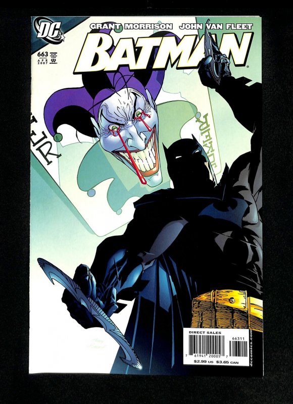 Batman #663 Joker Playing Card Cover!