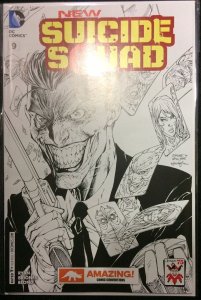 DC 52 NEW SUICIDE SQUAD #9 JIM LEE Amazing Las Vegas Sketch Variant Cover