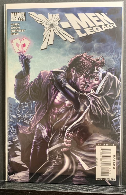 X-Men: Legacy #224 (2009) Lee Bermejo Rogue / Gambit Cover