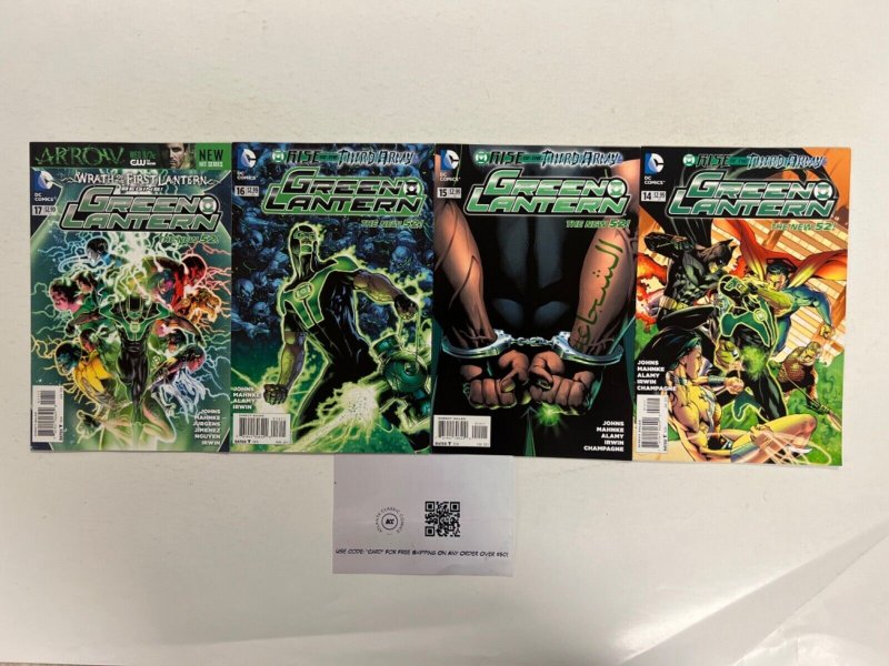 4 Green Lantern DC Comic Books # 14 15 16 17 Superman Wonder Woman 88 JS44