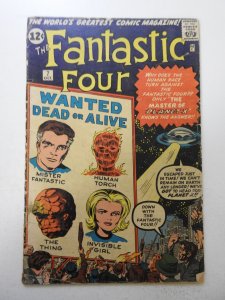 Fantastic Four #7 (1962) Apparent VG Condition glue along interior spine