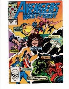Avengers West Coast #49 Scarlet Witch! John Byrne