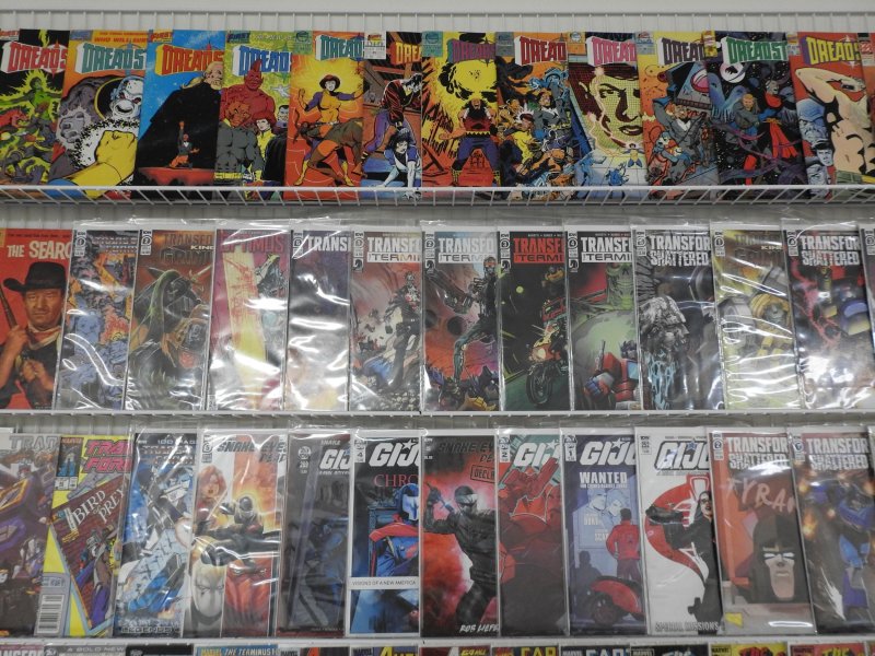 Huge Lot 110+ Comics and TPBs W/ Transformers, Captain America, +More! Avg VF- !