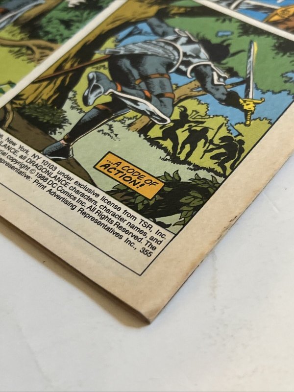 LOT OF 2 DC COMICS: DRAGONLANCE  #1’s (1988) - Reader Copy + News Stand See Pics