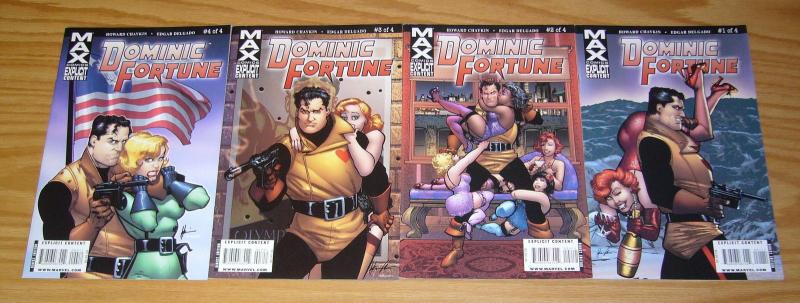 Dominic Fortune #1-4 VF/NM complete series - marvel max - howard chaykin 2 3 set