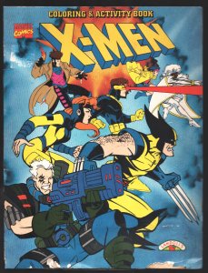 X-Men Coloring & Activity Book No# 1993-No pages have been colored