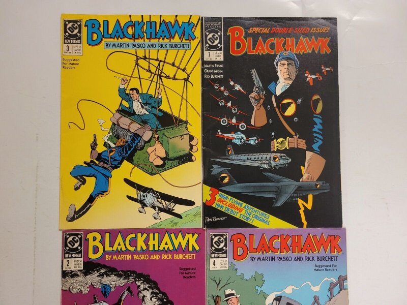 4 Blackhawk DC Comic Books #2 3 4 7 9 TJ34