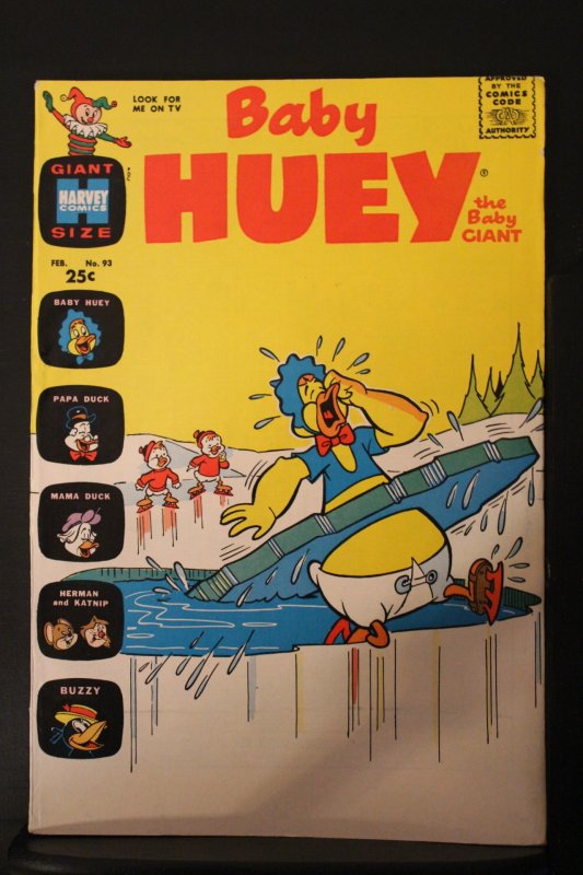 Baby Huey, the Baby Giant #93 (1971) High-Grade NM- Ice Skating Wythville CERT!