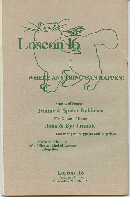 LOSCON 15 Programme Book (Autumn, 1988) Kaiser Collection - Scarce!