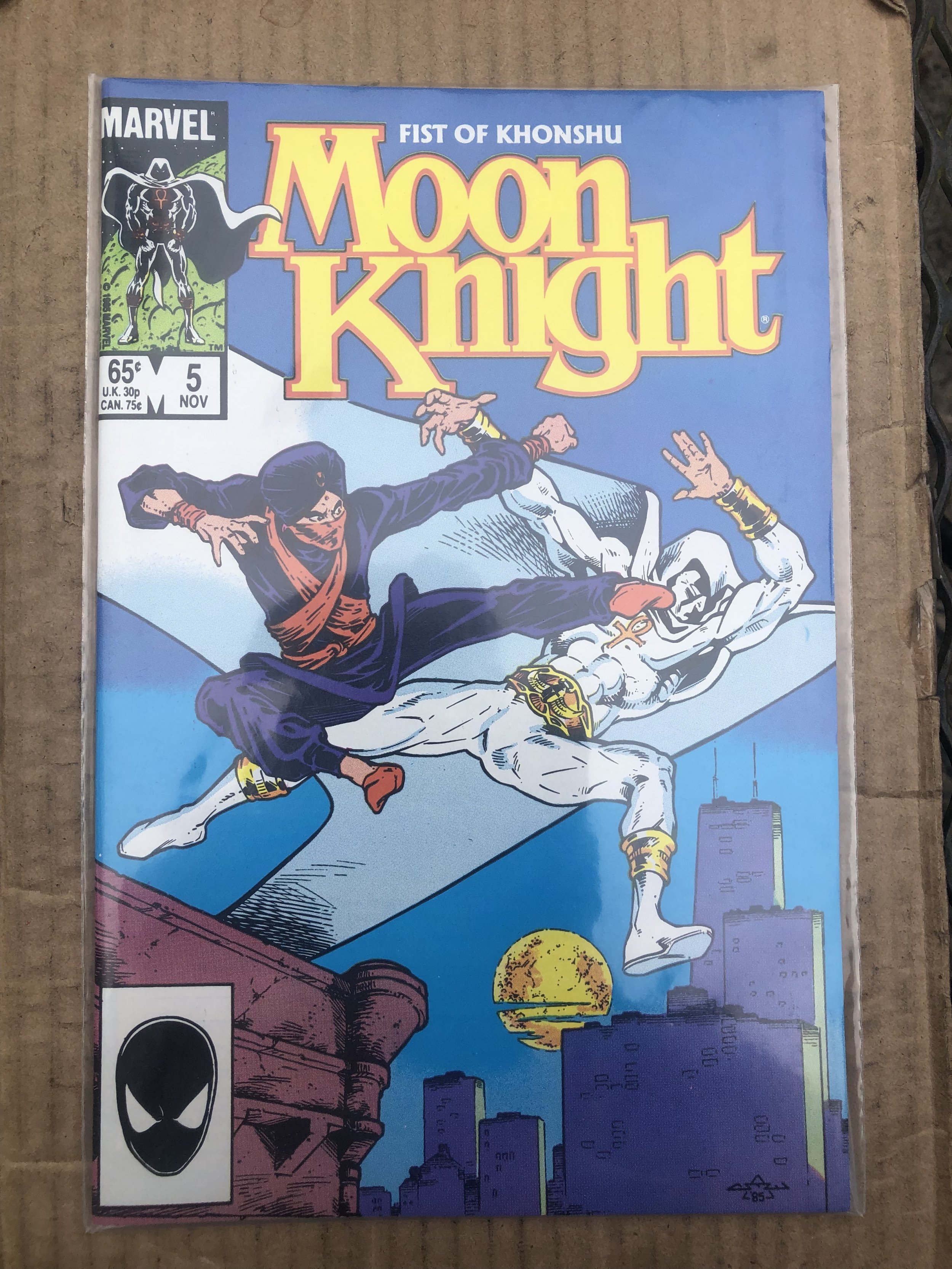 Moon Knight Fist of Khonshu 5 (1985) Comic Books Copper