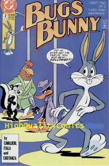 BUGS BUNNY #2, NM-, Daffy Duck, Warner Bros,1990, Elmer Fudd