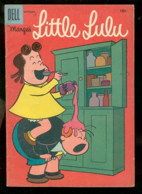 MARGE'S LITTLE LULU #99 1956-JOHN STANLEY ART-DELL COM. VG+