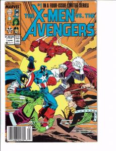 X-Men Vs. The Avengers Complete Marvel Comics Ltd Ser # 1 2 3 4 Wolverine J59