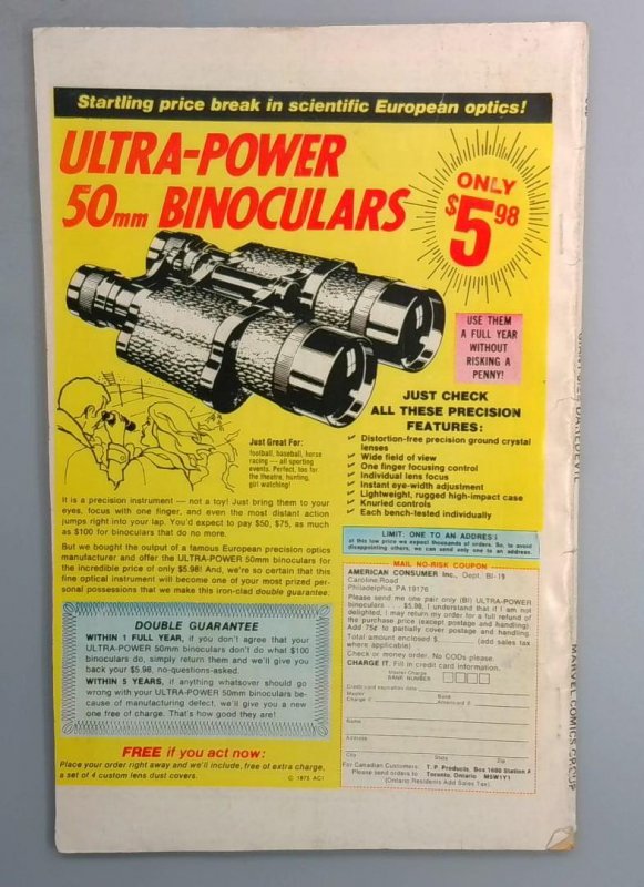 Giant-Size Daredevil #1, VG Marvel Comics, 1975 LN1