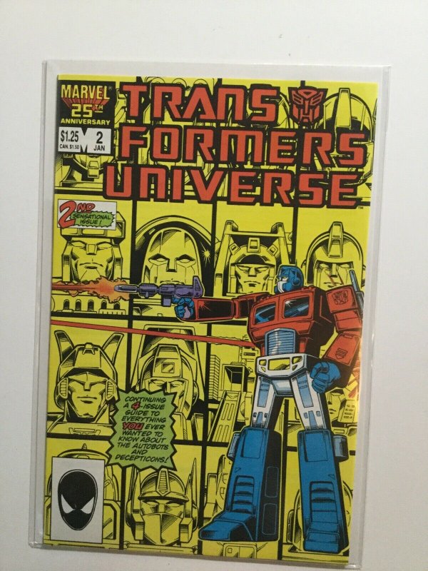 Transformers Universe 2 Near Mint Nm Marvel