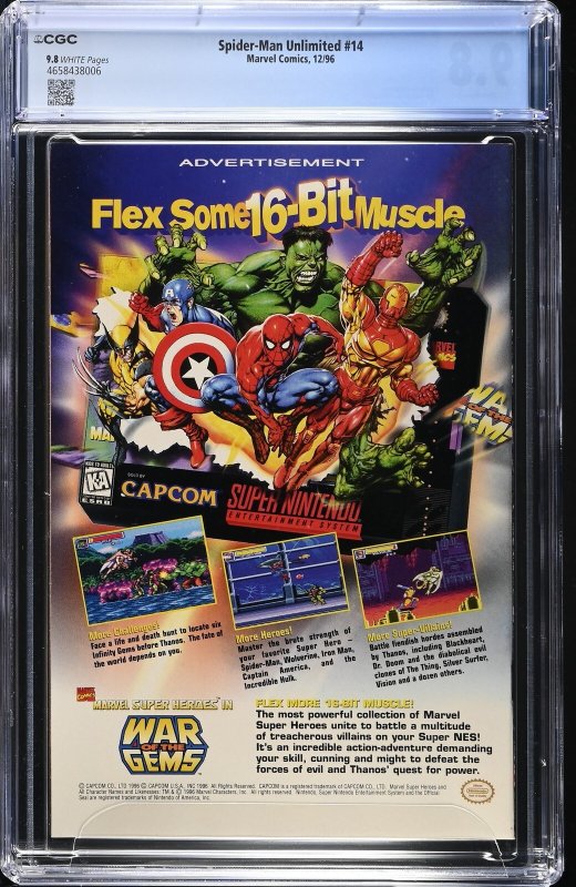 Spider-Man Unlimited #14 (12/96) Graded CGC 9.8