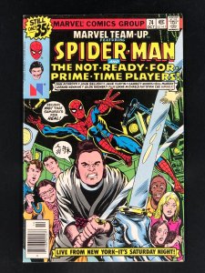 Marvel Team-Up #74 (1978) FN/VF The Not-Ready-For-Prime-Time Players!