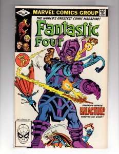 Fantastic Four #243 (1982)  GALACTUS! Avengers!  John Byrne!   / MC#54